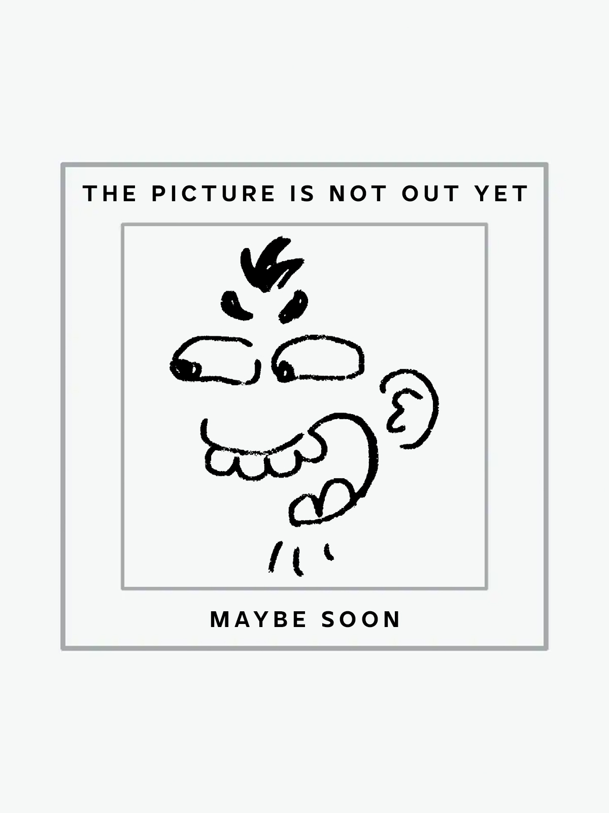 THE PICTURE IS NOT OUT YET